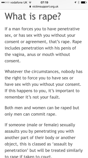6 women 'convicted of rape'