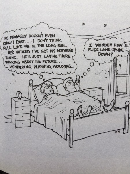 To think that everybody as a constant inner monologue running through their mind?!