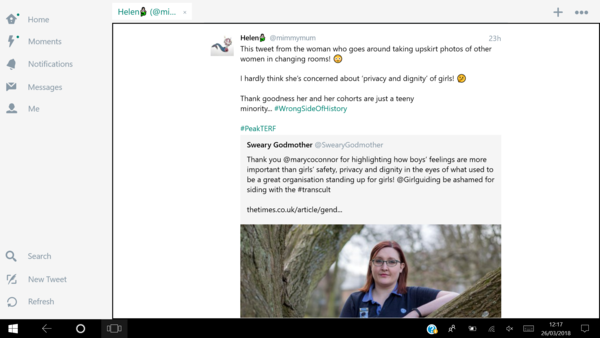 Remember the Girlguides thread? We have our first success!