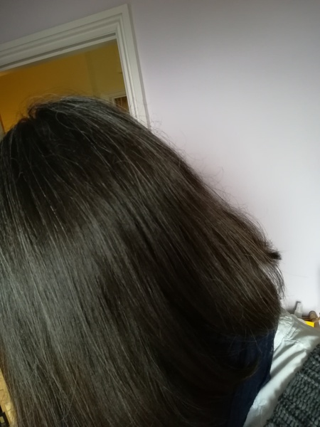 What the Geoff can I use on this hair to tame the wild greys? (pics included)