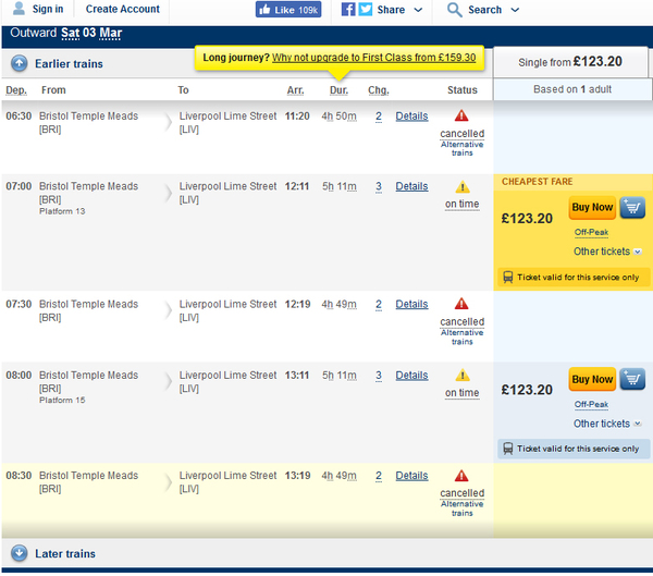 To ask if anyone works for a train operator and can help?