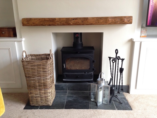 If you have a wood burner - what surround have you got?