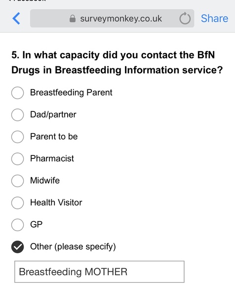 Breastfeeding Network miss out Mums