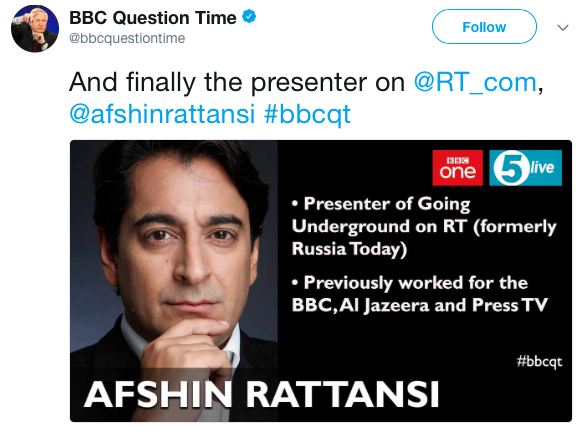 Westminstenders: From Russia with Love