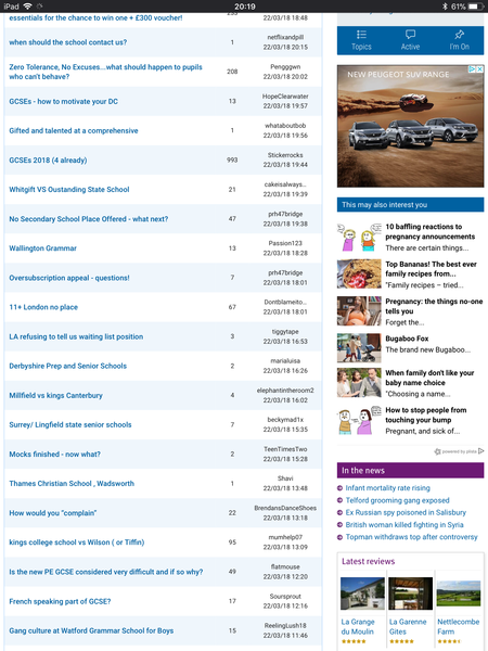 To think Mumsnet is OBSESSED