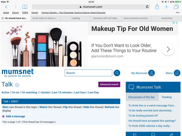 "Old women"?! WTF!