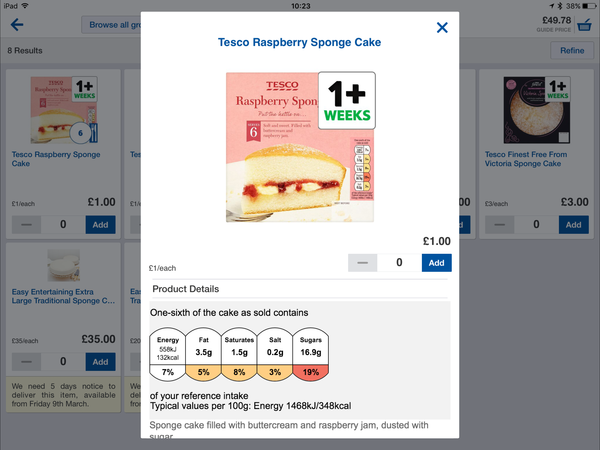 To be outraged at the size of this cake? (Light hearted)