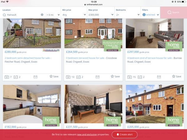 Good places to buy house in London under £300K
