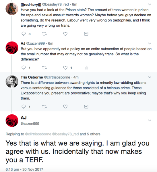 Madigan wants to be searched by a woman