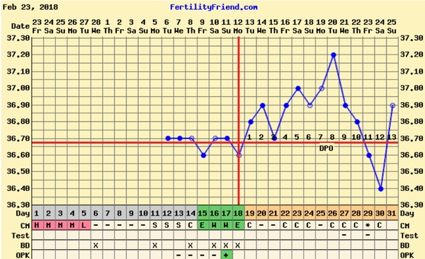 BBT experts out there? Massive temp drop
