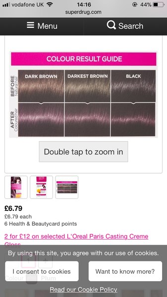 If I colour my hair with castings plum 316 instead of casting chocolate truffle 515, will it come out darker ?