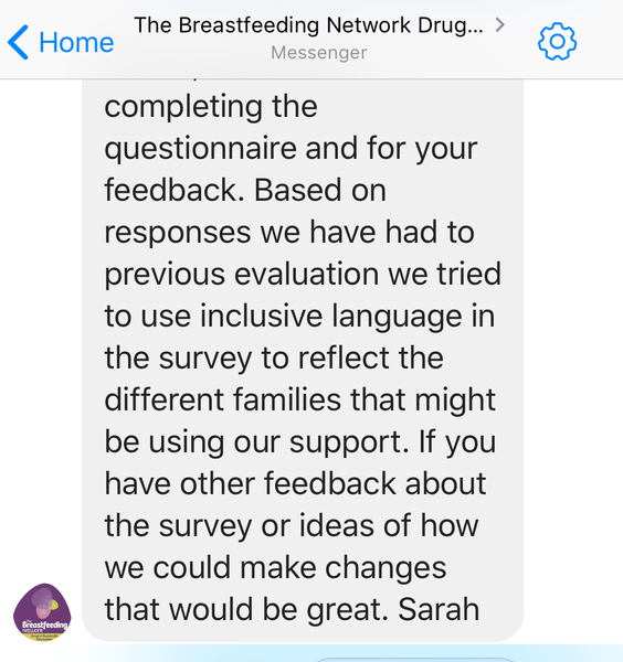 Breastfeeding Network miss out Mums