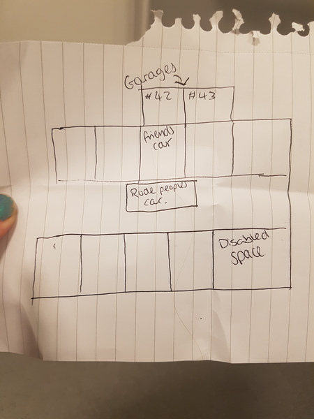 Another parking AIBU one/ how to find out who owns a parking space