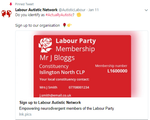 Labour #ActuallyAutistic