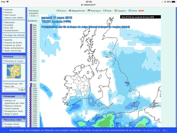 Snow and Ice watch - March 2018