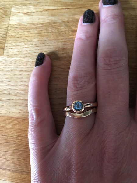 Quiet snow day here-show me your engagement rings!
