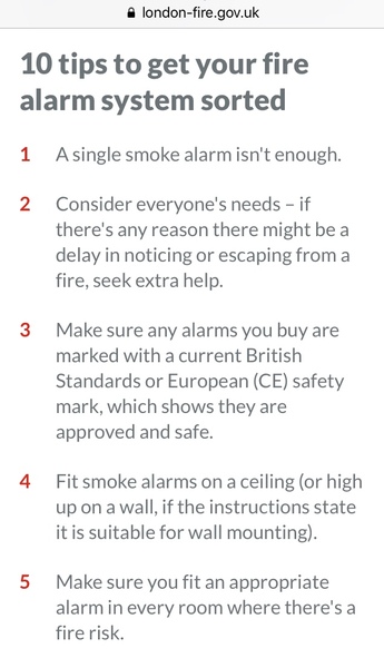 To expect my in laws to put up smoke alarms