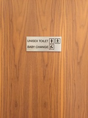 Next shop toilets: male, accessible, babychange and unisex.