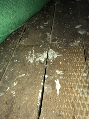 Upstairs floorboards