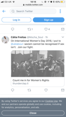 Twitter has deemed the EA2010 legal definition of woman to be 'sensitive'