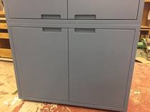 In-frame slab kitchen