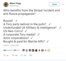 Westminstenders: From Russia with Love