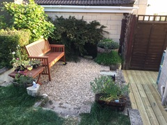 Please show me your small terrace house garden