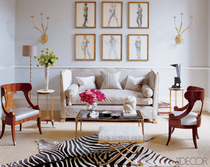 Carpet.  One colour everywhere or different colours in different rooms?