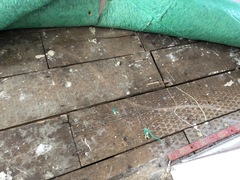 Upstairs floorboards