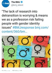 Gender reassignment opinion piece in this week's BMJ