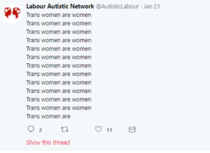 Labour #ActuallyAutistic