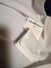 Bloody clothing labels!