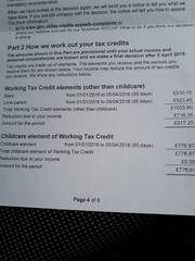 help me work out my tax credits!!!