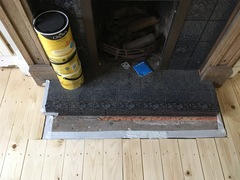 Fireplace tiles