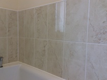 What colour wall paint for these tiles?