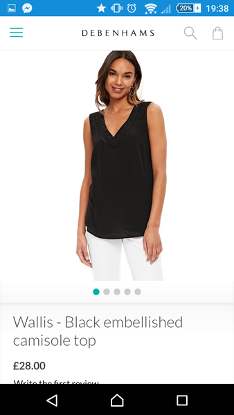 Ubiquitous black 'going out-out' top