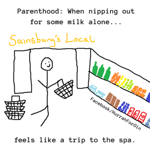 To love pottering round the supermarket?