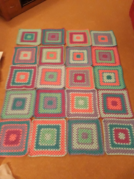 Joining granny squares