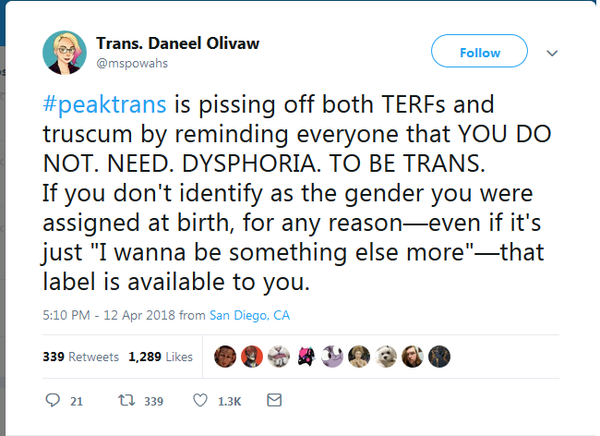 Surely this is the true face of transphobia