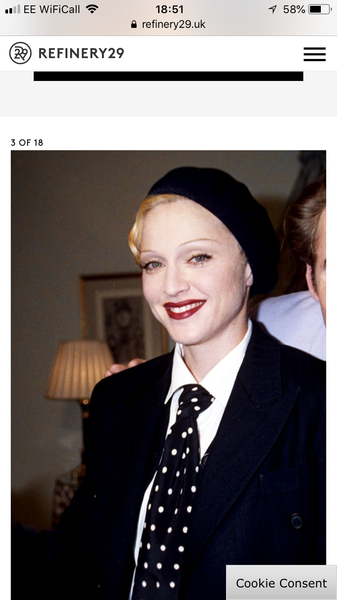 To not understand the heavy makeup trend
