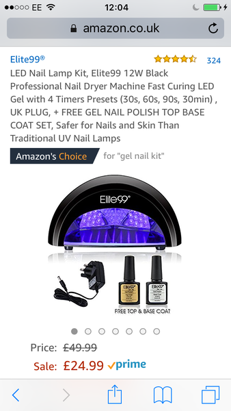 Gel nails at home