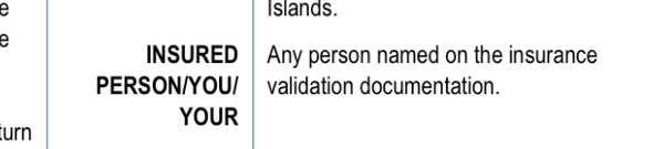 Family annual travel insurance question