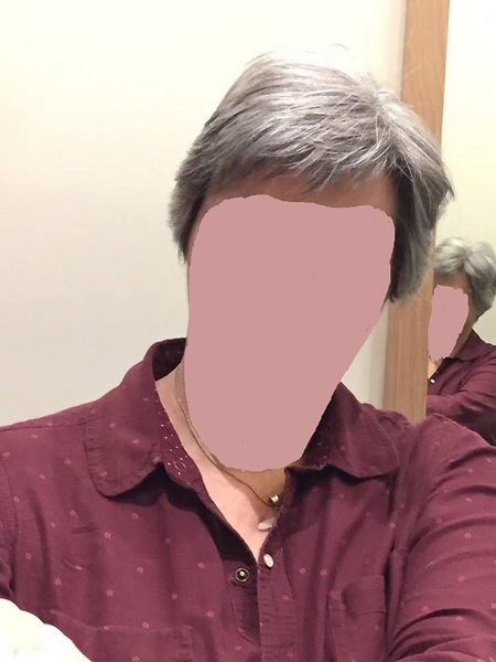 Does my grey hair make me look slovenly?