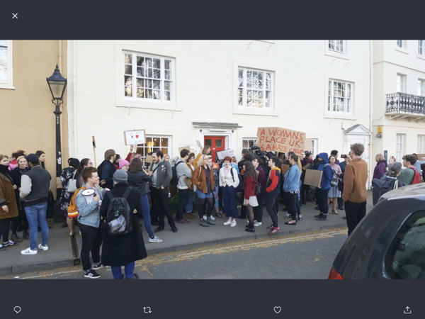 Women's Place meeting,  Oxford - 25th April
