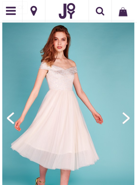 To ask for dress help?