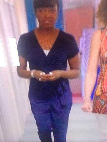 Have you seen this flattering blue jumpsuit anywhere?