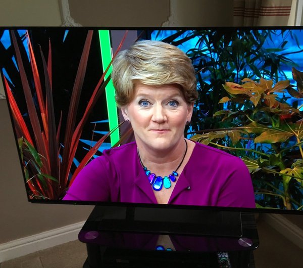 Clare Balding’s glass necklace