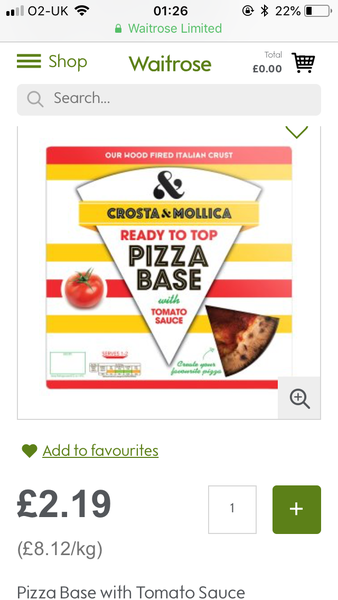 To ask for your frozen pizza recommendations?