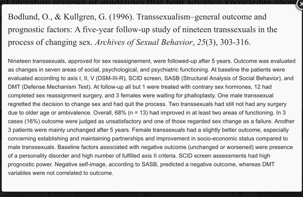 Huge new study of trans people released.