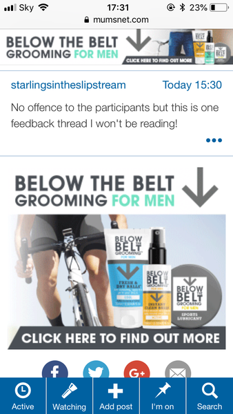 Male mumsnetter? Sign up to take part in Mumsnet’s first male only product test - £300 to be won for feedback! NOW CLOSED